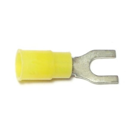 Midwest Fastener Fork Terminal, 10 AWG, Plastic Insulated, 15 PK 69993